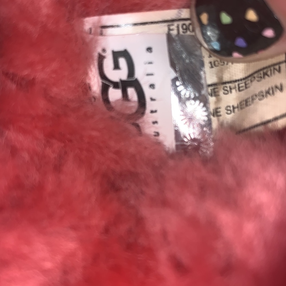 Pink UGG Mini w/ Button - Picture 6 of 7